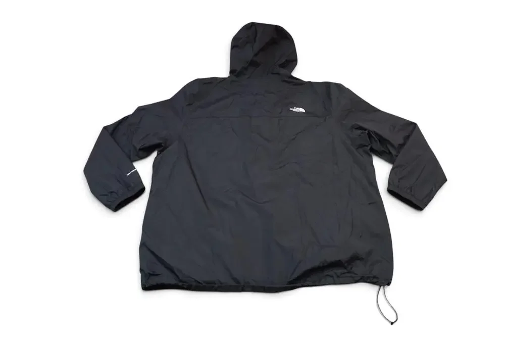 The North Face Jacket Mens 3XL Black DryVent Hooded Waterproof Full Zip Rain
